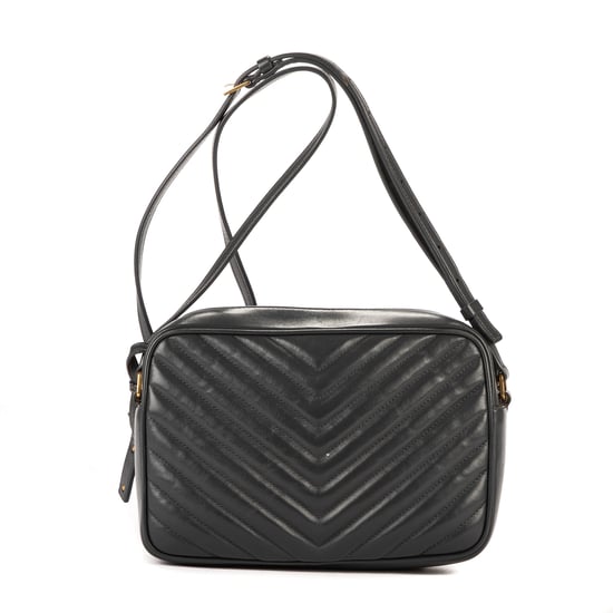 Yves Saint Laurent Lou Camera  en Gris oscuro Piel de becerro - Image 4