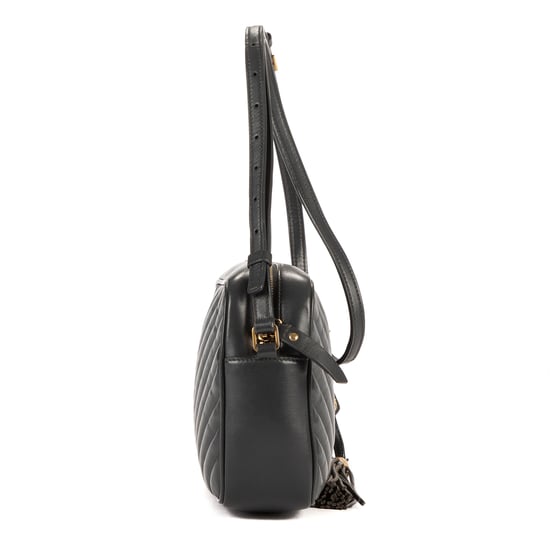 Yves Saint Laurent Lou Camera  en Gris oscuro Piel de becerro - Image 5