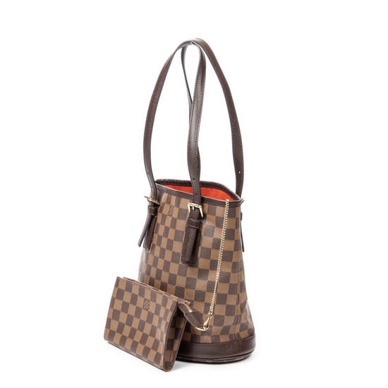Louis Vuitton Marais en Marrón Lona recubierta - Image 2