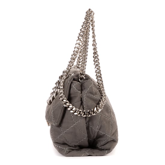 Stella McCartney Beckett Flap en Gris Piel de becerro - Image 3