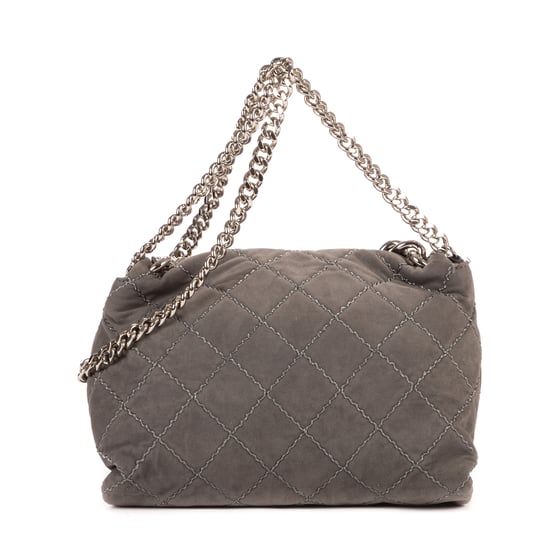 Stella McCartney Beckett Flap en Gris Piel de becerro - Image 4