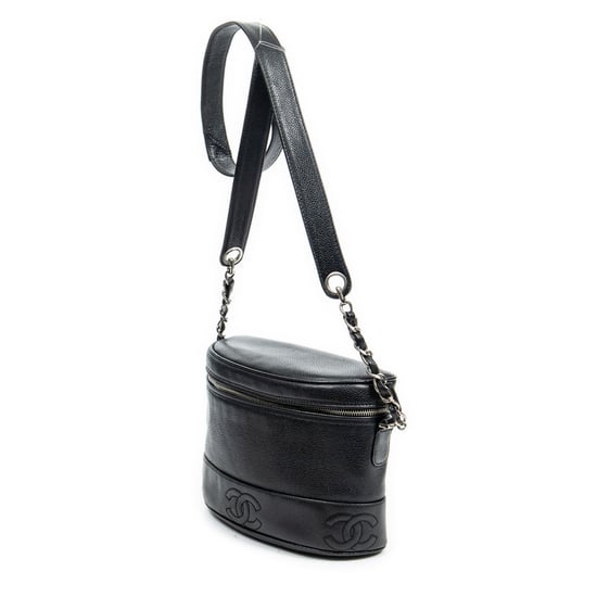 Chanel Timeless Triple CC Crossbody en Negro Piel de becerro - Image 2