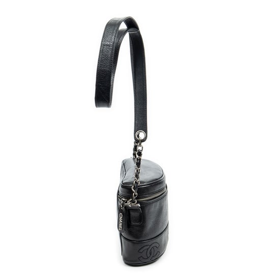Chanel Timeless Triple CC Crossbody en Negro Piel de becerro - Image 4