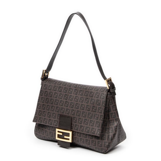 Fendi Mama Forever en Marrón oscuro Lona recubierta - Image 2