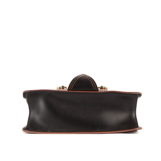 Miu Miu Madras Lady Buckle Flap en Negro Piel de becerro - Image 6