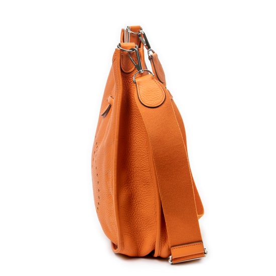 Hermès Evelyne III GM en Naranja Piel de becerro - Image 3