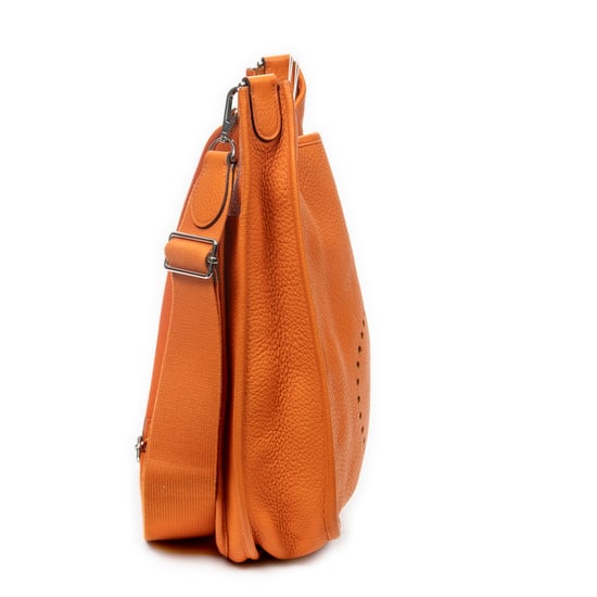 Hermès Evelyne III GM en Naranja Piel de becerro - Image 4