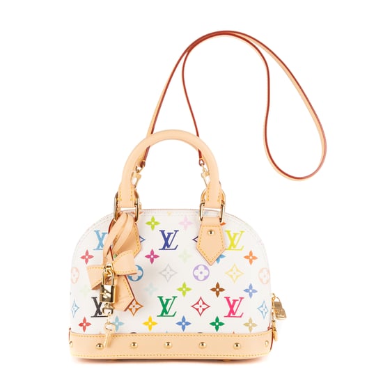 Louis Vuitton Ltd. Ed. Takashi Murakami Multicolore Alma BB en Blanco/Multicolor Lona recubierta - Image 1
