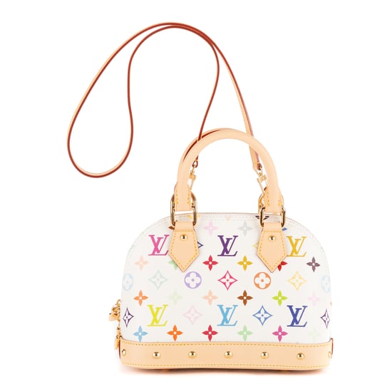 Louis Vuitton Ltd. Ed. Takashi Murakami Multicolore Alma BB en Blanco/Multicolor Lona recubierta - Image 4