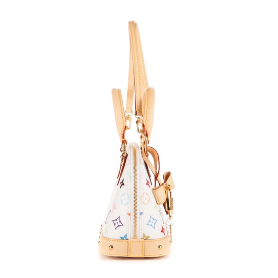 Louis Vuitton Ltd. Ed. Takashi Murakami Multicolore Alma BB en Blanco/Multicolor Lona recubierta - Image 5