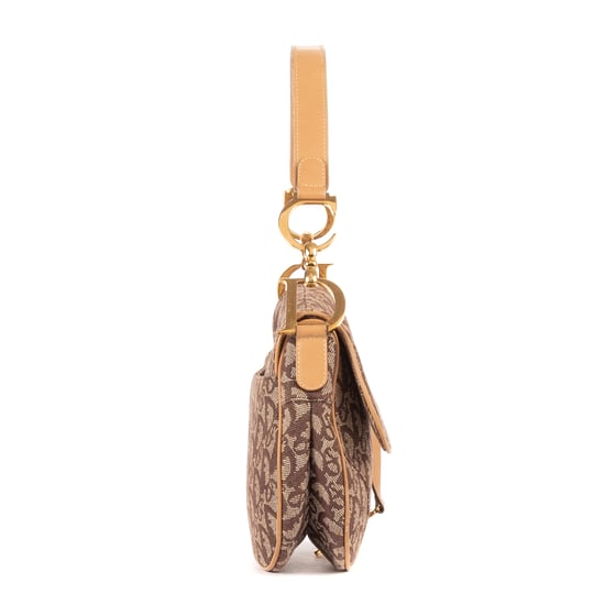 Dior Saddle Oblique en Marrón Lienzo - Image 5