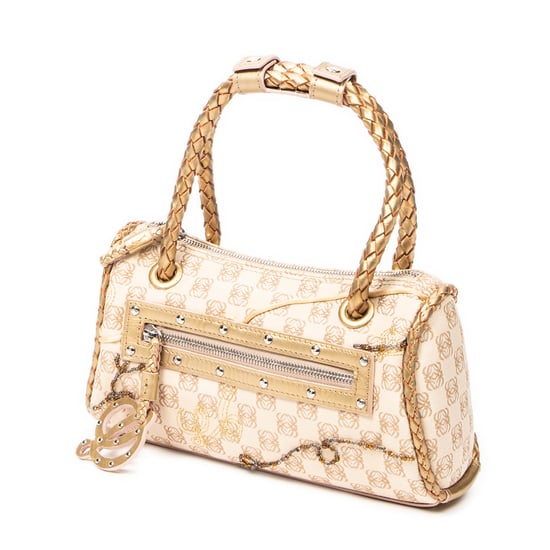 Loewe Braided Handle Zip Tote en Beige/Dorado Lienzo - Image 2