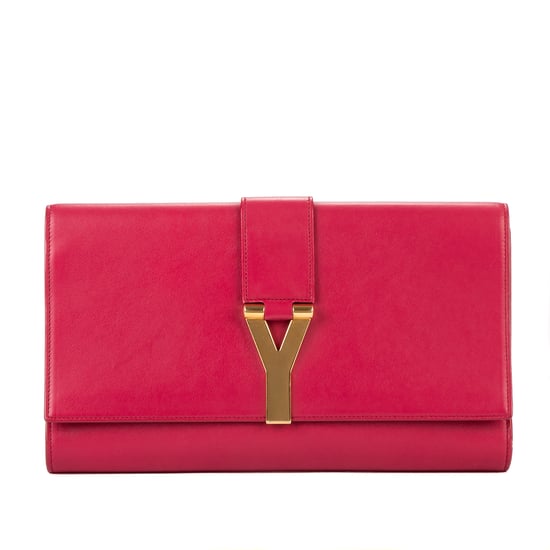 Yves Saint Laurent Classic Y Line Clutch en Rosa Piel de becerro - Image 1