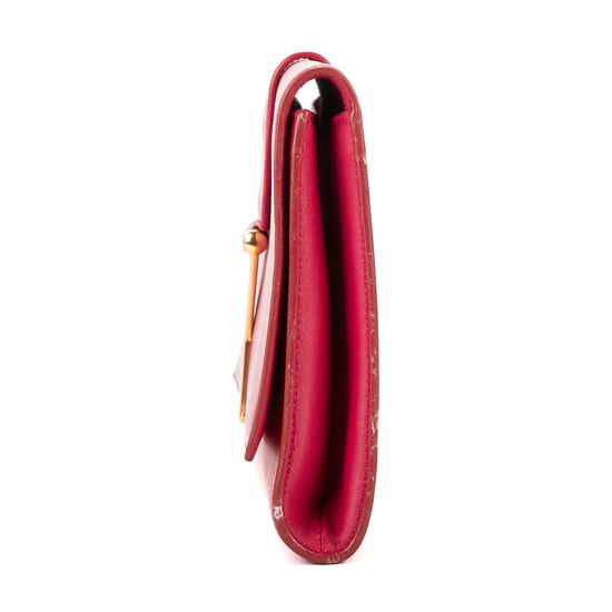 Yves Saint Laurent Classic Y Line Clutch en Rosa Piel de becerro - Image 3