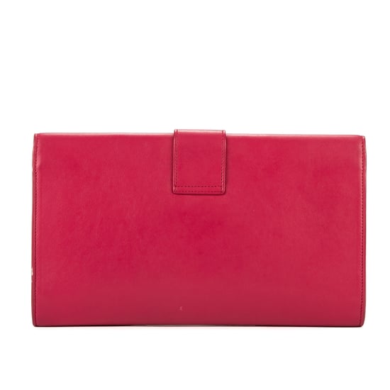 Yves Saint Laurent Classic Y Line Clutch en Rosa Piel de becerro - Image 4
