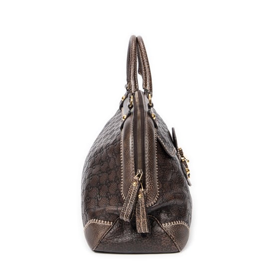 Gucci Medium New Pelham Tote  en Marrón Piel de becerro - Image 4