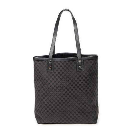 Celine Shopping Tote en Negro Lienzo - Image 1