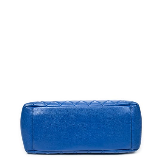 Chanel Grand Shopping Tote en Azul Piel de becerro - Image 6