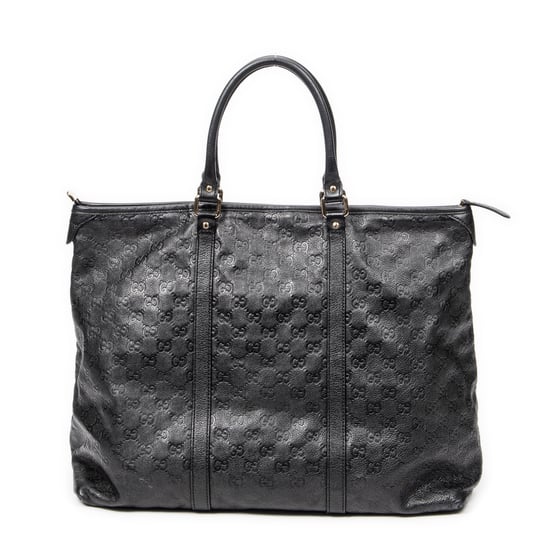 Gucci Large Zip Tote  en Negro Piel de becerro - Image 5