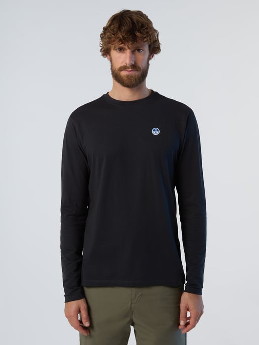 North Sails T-shirt Long-sleeved with logo patch - Image 1