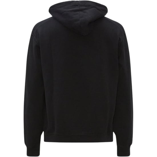Sudadera Negra Con Capucha Y Logo De Hoja De Arce Para Exteriores De Dsquared2 - Image 2