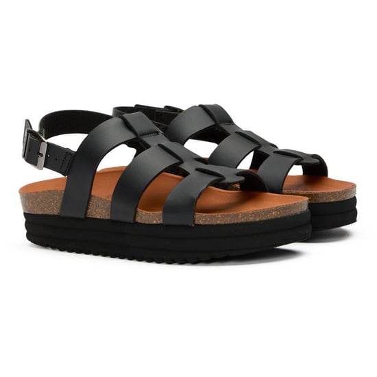 Sandalias de talón con tira de tobillo V.gan Vegan de higo - Image 2
