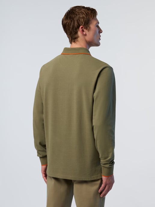 North Sails Polo shirt Long-sleeved with logo collar - Image 2