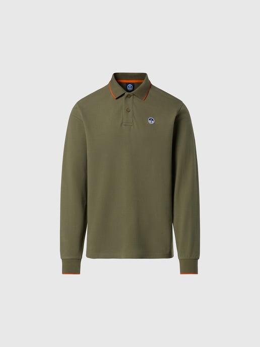 North Sails Polo shirt Long-sleeved with logo collar - Image 3