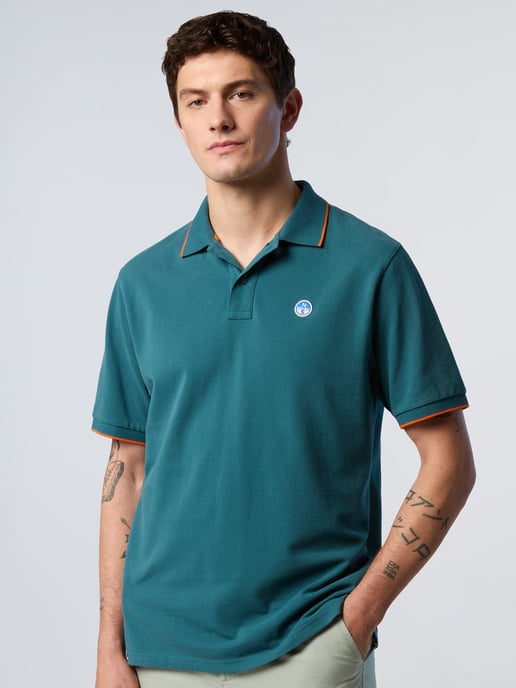 North Sails Polo shirt With contrast trims - Image 4