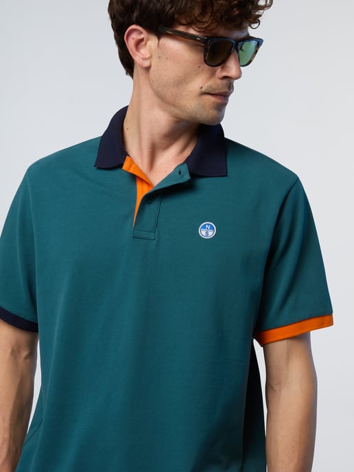 North Sails Polo shirt With contrast trims - Image 4