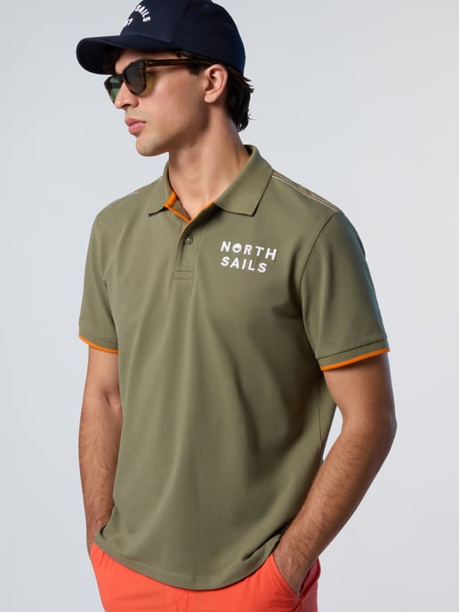 North Sails Polo shirt With striped collar - Image 4