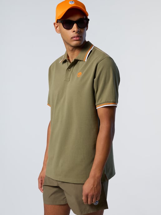 North Sails Polo shirt With striped trims - Image 4