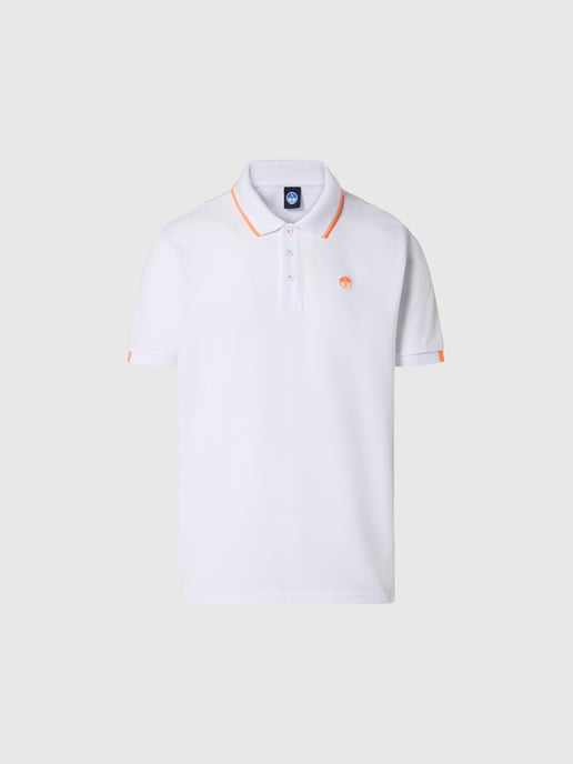 North Sails Polo shirt With neon logo - Image 3