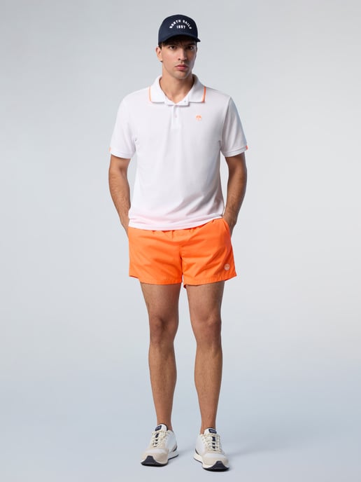 North Sails Polo shirt With neon logo - Image 5