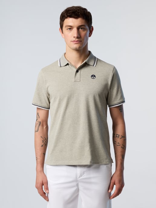 North Sails Polo shirt With striped trims - Image 1