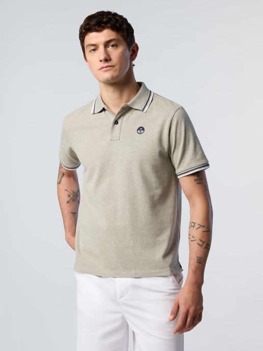 North Sails Polo shirt With striped trims - Image 4