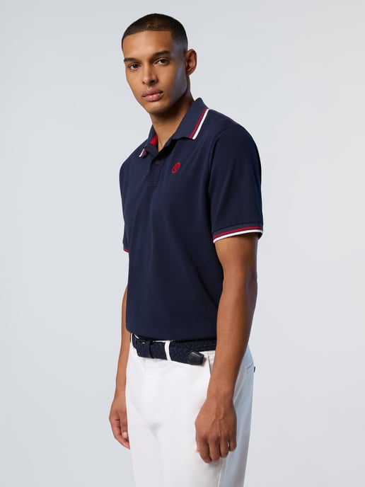 North Sails Polo shirt With striped trims - Image 4