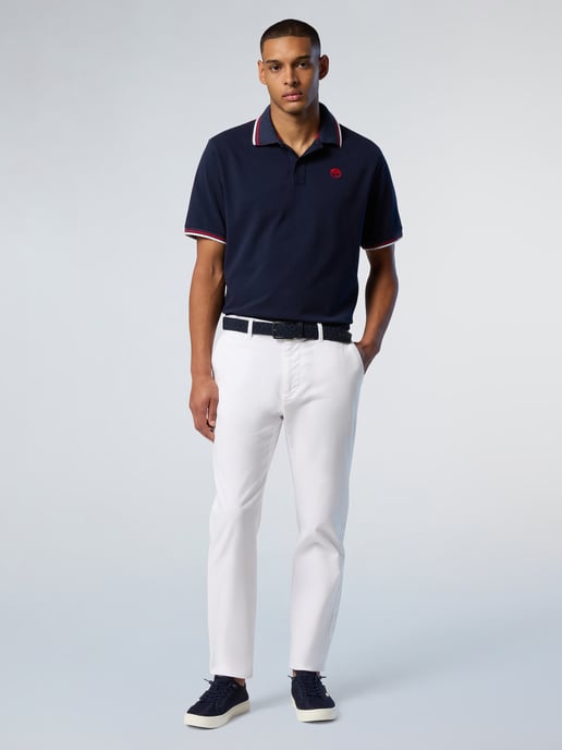 North Sails Polo shirt With striped trims - Image 5