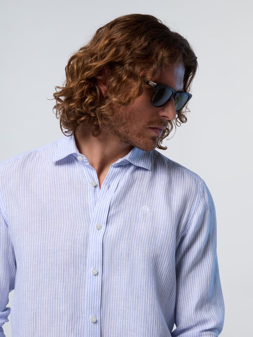 North Sails Shirt Classic stripe linen - Image 4