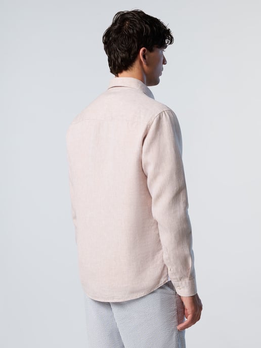 North Sails Shirt Linen with embroidered logo - Image 2