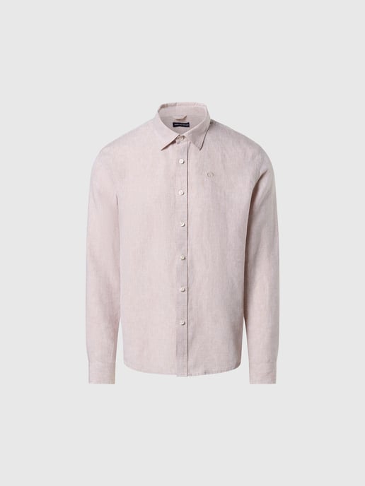 North Sails Shirt Linen with embroidered logo - Image 3