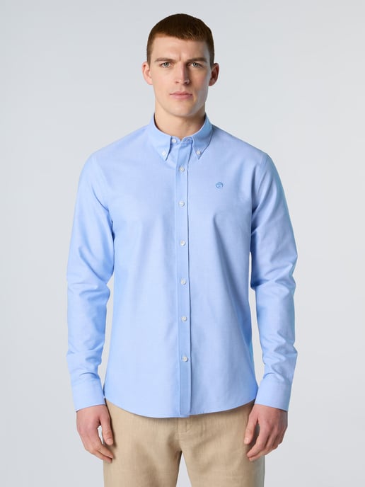 North Sails Shirt Oxford with embroidered logo - Image 1