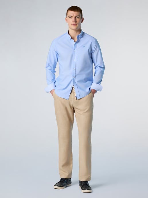 North Sails Shirt Oxford with embroidered logo - Image 5