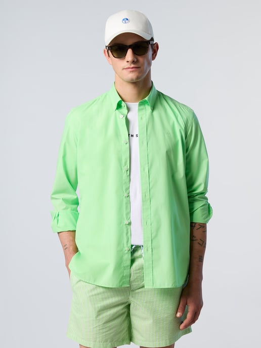 North Sails Shirt Poplin with corozo buttons - Image 4