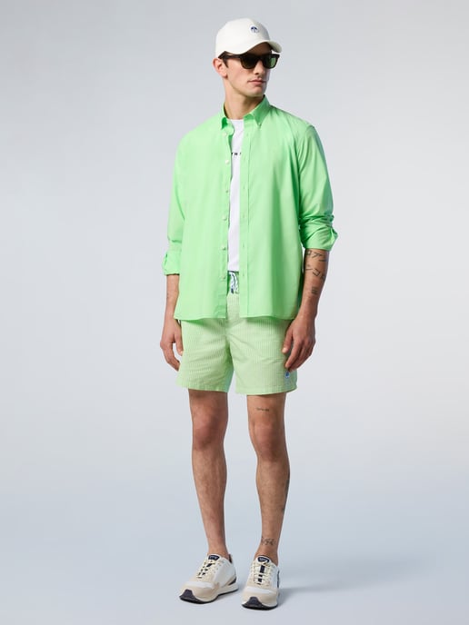 North Sails Shirt Poplin with corozo buttons - Image 5