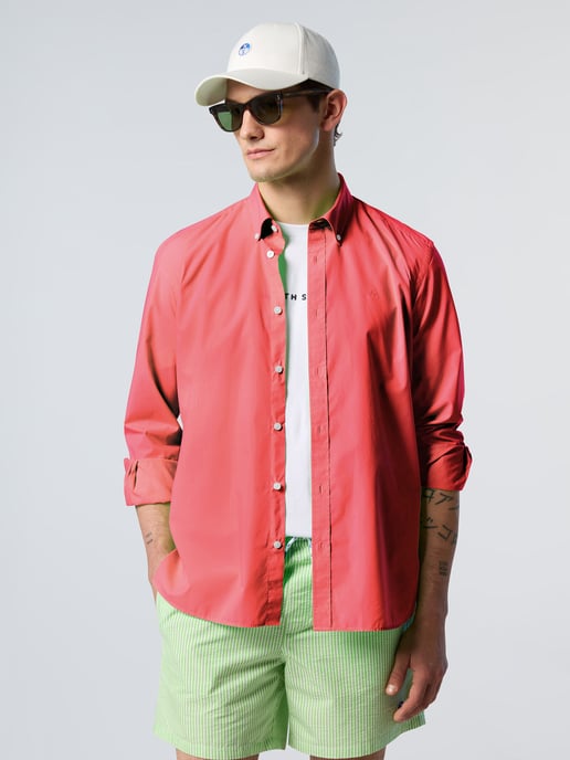 North Sails Shirt Poplin with corozo buttons - Image 4