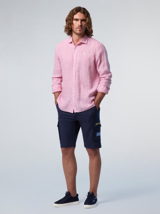 North Sails Shirt Classic stripe linen - Image 5