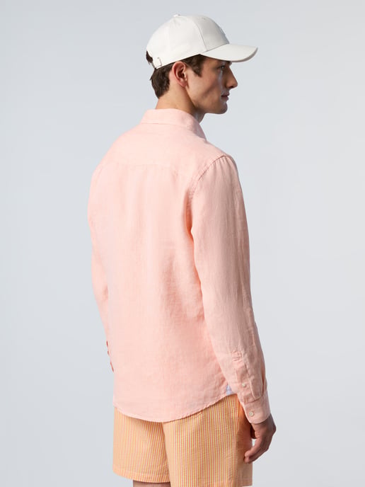 North Sails Shirt Linen with embroidered logo - Image 2