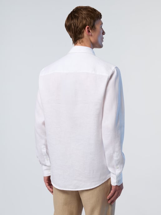 North Sails Shirt Linen with embroidered logo - Image 2