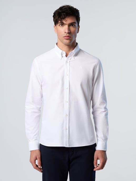 North Sails Shirt Oxford with embroidered logo - Image 1